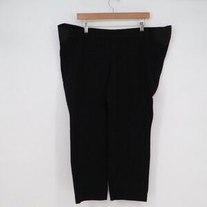 Old Navy Maternity Pixie Straight Side Panel Pants Black Size 18 Career Trousers